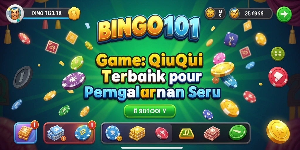 Tampilan gameplay QiuQiu yang seru dalam BINGO101.