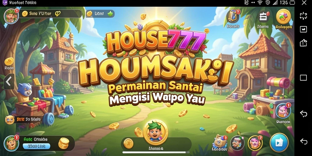 Tangkapan layar gameplay HOUSE777 yang menarik dan penuh warna.
