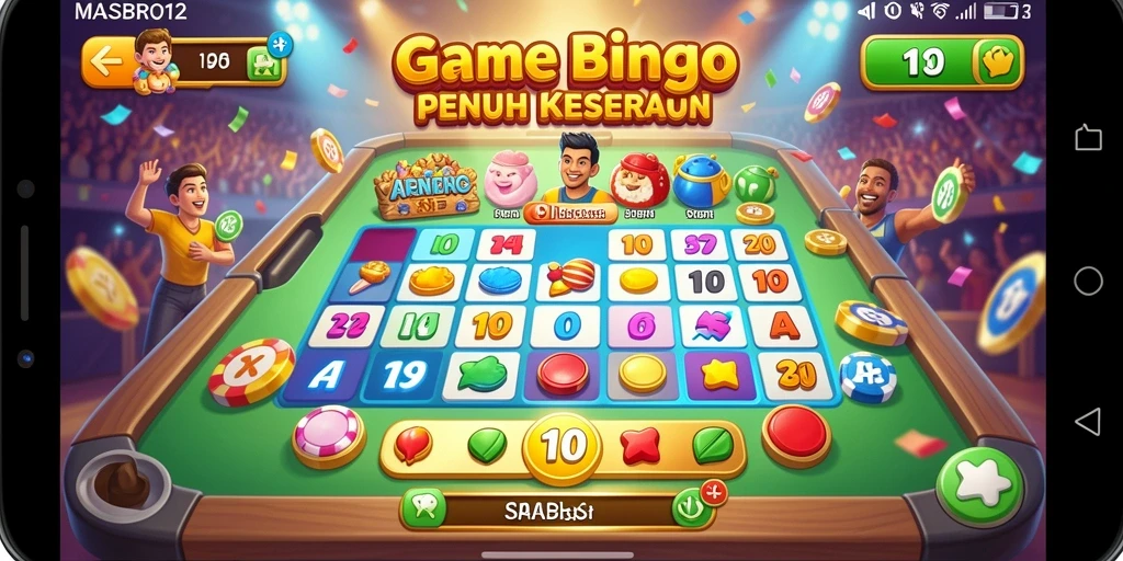 Screenshot gameplay Bingo yang menampilkan keseruan permainan.