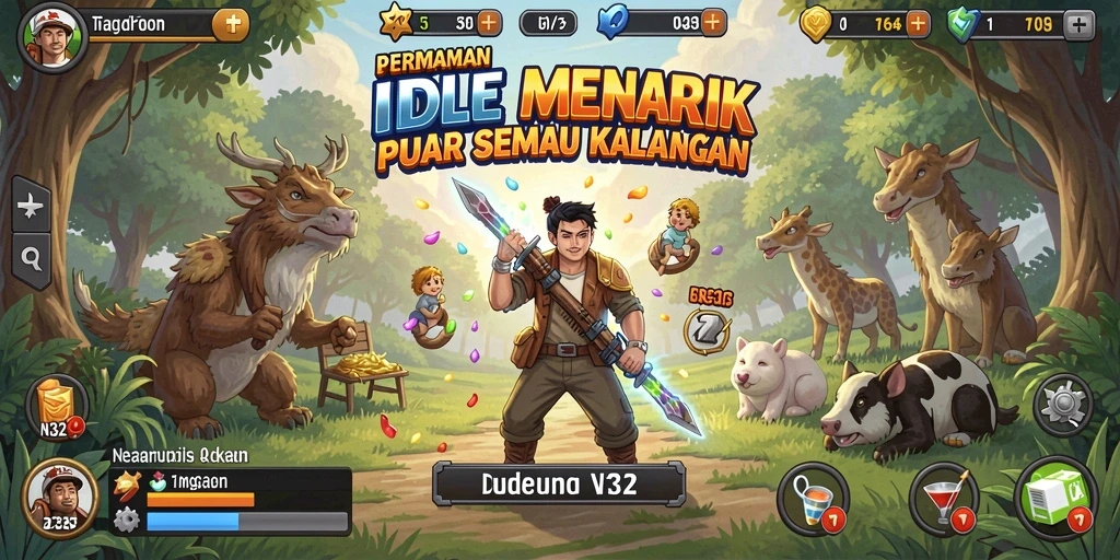 Tampilan gameplay N32 yang menarik dalam kategori Idle.