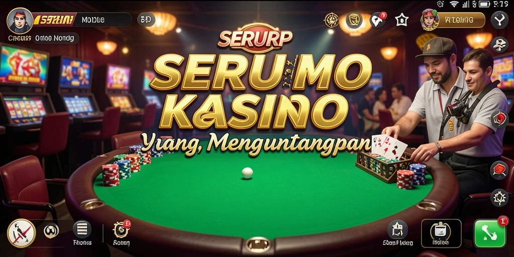 Tampilan gameplay SERURP yang menarik dan interaktif di dunia Kasino.