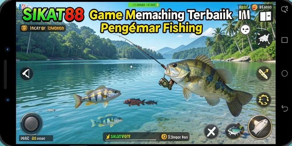 Tampilan gameplay SIKAT88 dengan pengalaman memancing yang seru.
