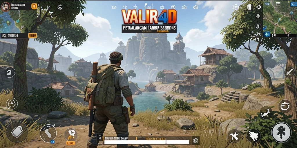 Tangkapan layar yang menampilkan gameplay Open World di VALIR4D.